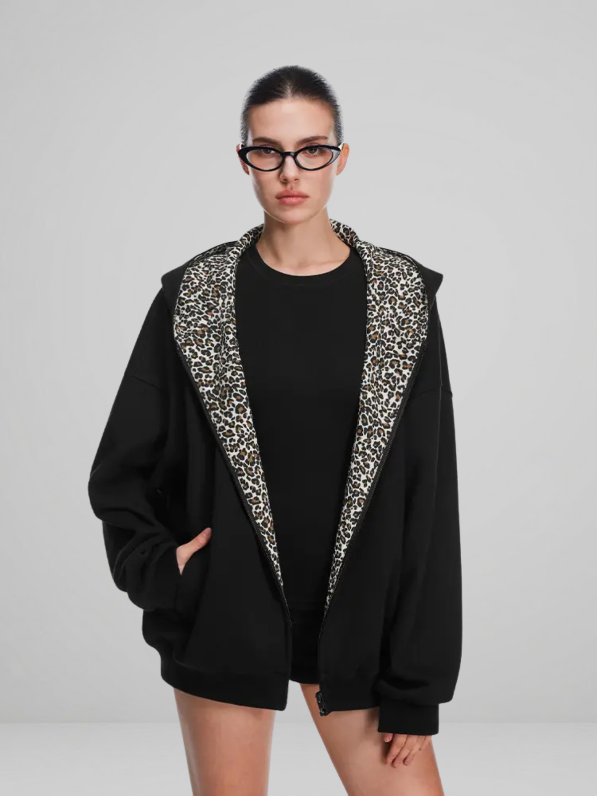Leopard Zip Up VIP