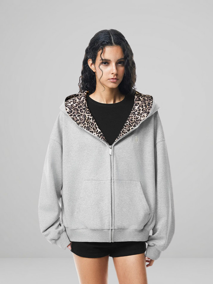 Leopard Zip Up VIP